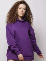 Жіноче худі на флісі оверсайз - Зображення 5