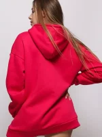 Жіноче худі на флісі оверсайз - Зображення 2