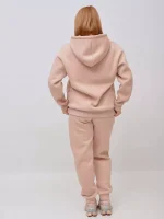 Спортивний костюм на флісі бежевий