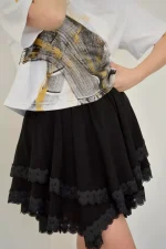 Спідниця жіноча з мереживом - Зображення 2