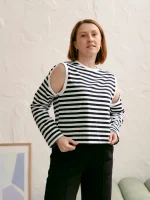 Лонгслів тільняшка