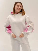 Хвилястий спортивний костюм з худі