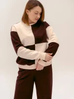 Костюм зі світшотом і штанами палаццо COLOR duo