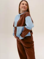 Костюм зі світшотом і штанами на затяжках COLOR duo