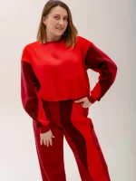 Жіночий світшот хвилястий - Зображення 5